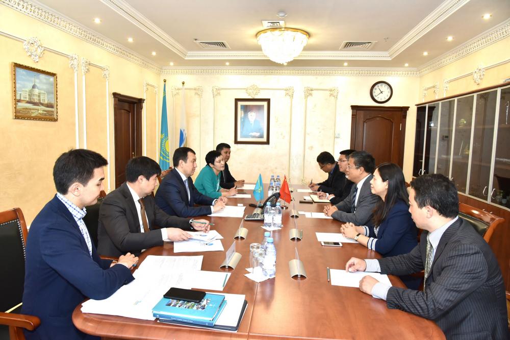 Руководитель АО «НК «ҚТЖ» провел переговоры с партнерами по вопросам развития сотрудничества в транспортно-логистической сфере